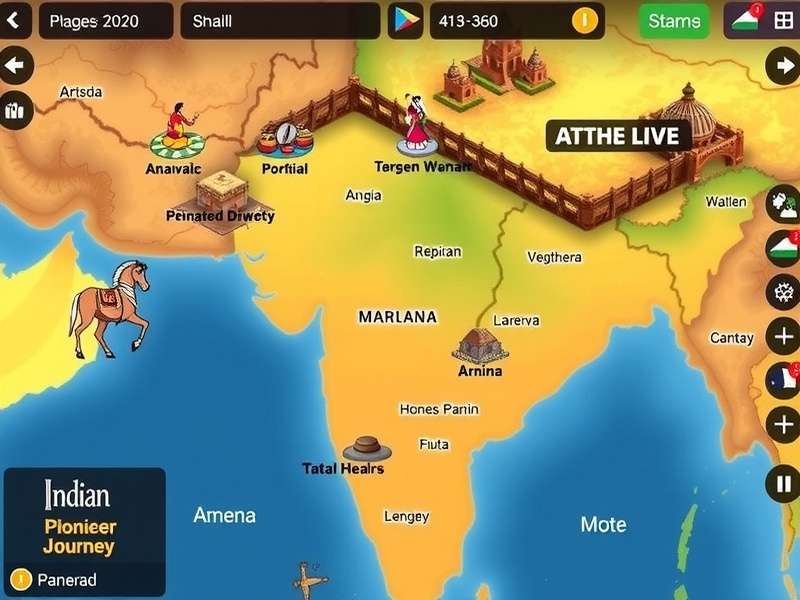 Indian Pioneer Journey Game Screenshot